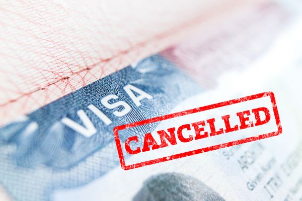 visa cancelada