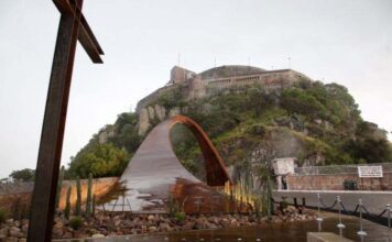 Entrega Guanajuato arco y explanada en monumento a Cristo Rey