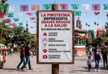 SSG advierte sobre uso de pirotécnia por fiestas patrias
