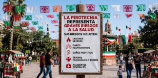 SSG advierte sobre uso de pirotécnia por fiestas patrias