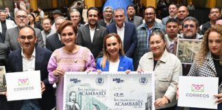 Estampan 500 años de Acámbaro en Servicio Postal Mexicano