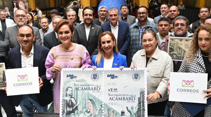 Estampan 500 años de Acámbaro en Servicio Postal Mexicano