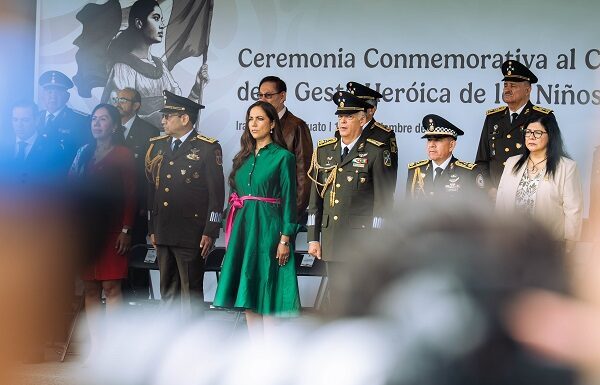 Participa Libia Dennise en Ceremonia Cívica por Gesta Heróica