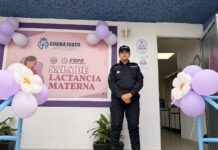 Colocan lactario certificado en la Policía Estatal