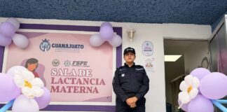 Colocan lactario certificado en la Policía Estatal