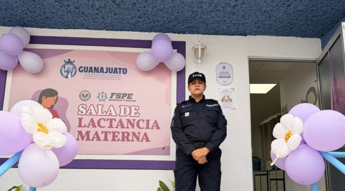 Colocan lactario certificado en la Policía Estatal