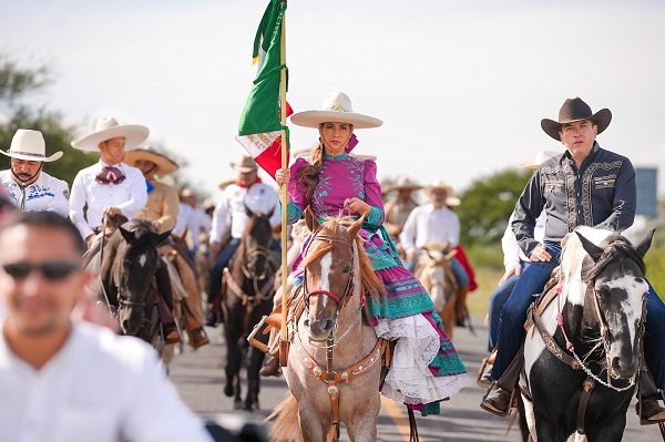 También participó en la tradicional cabalgata de la Ruta de la Independencia
