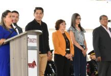 Participa Emmanuel Reyes Carmona en ceremonia de inicio escolar del CBTiS 198