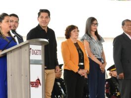 Participa Emmanuel Reyes Carmona en ceremonia de inicio escolar del CBTiS 198
