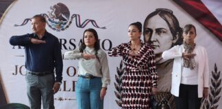 Villagrán conmemora a Josefa Ortíz de Domínguez