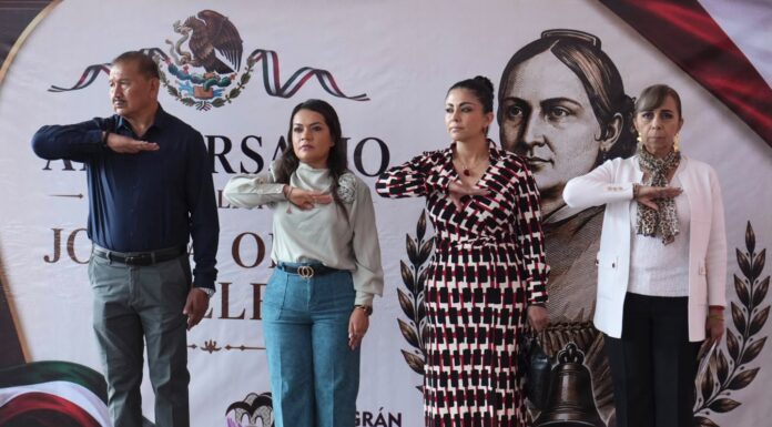 Villagrán conmemora a Josefa Ortíz de Domínguez