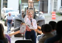 Inicia Samantha Smith con la construcción del puente vehicular en Marfil