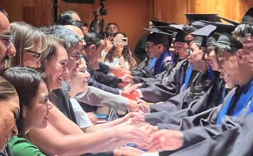 Celebran 182 Jóvenes con Rumbo de León y San Miguel su graduación