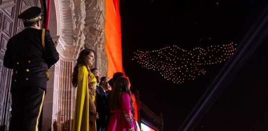 Encabeza Libia Dennise festejos patrios en Dolores Hidalgo, Cuna de la Independencia Nacional