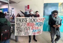 Estudiantes toman central Delta para exigir mejoras en el transporte