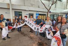 Recuperan una de dos lonas robadas a colectivos de búsqueda en León