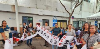 Recuperan una de dos lonas robadas a colectivos de búsqueda en León