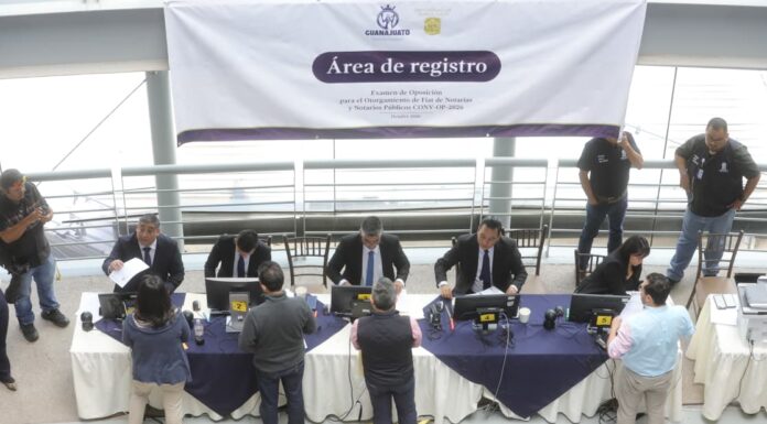 Continúa proceso para entrega de notarías en Guanajuato
