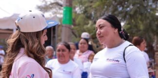 Melanie Murillo inicia ampliación de drenaje sanitario en Loma de Yerbabuena