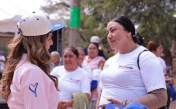 Melanie Murillo inicia ampliación de drenaje sanitario en Loma de Yerbabuena