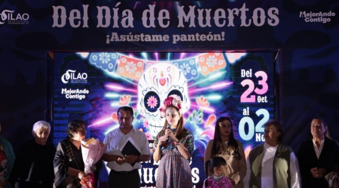 Inaugura Melanie Murillo Festival de Día de Muertos en Silao