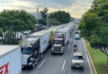 Con movilización masiva, transportistas exigen a federación seguridad